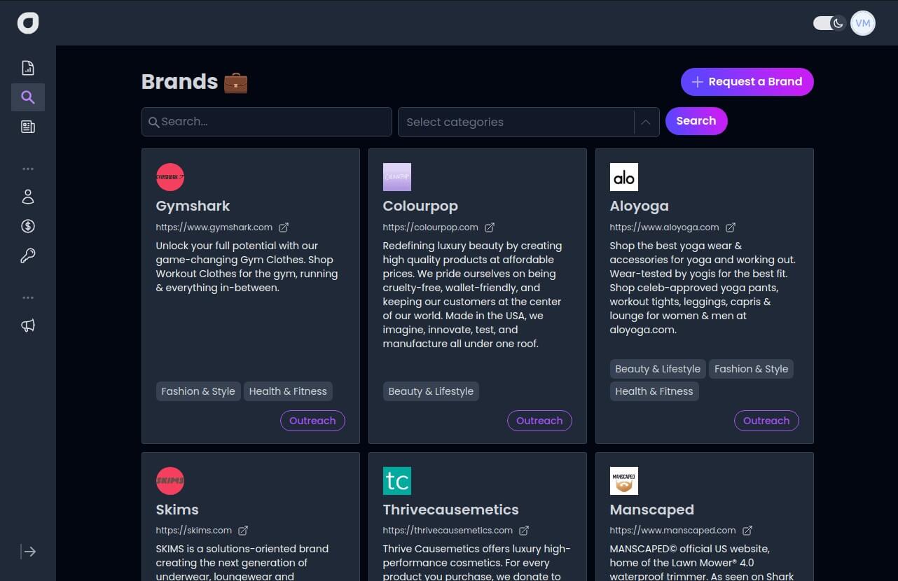 Brand Matches